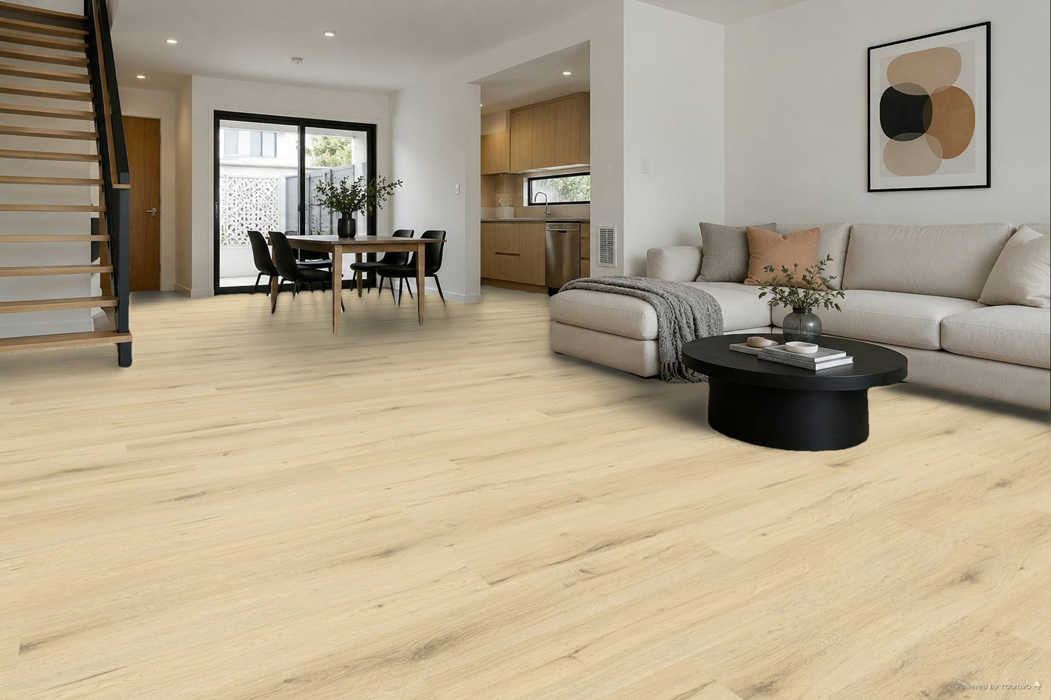 8mm Natural Oak Floorboards - Image 3